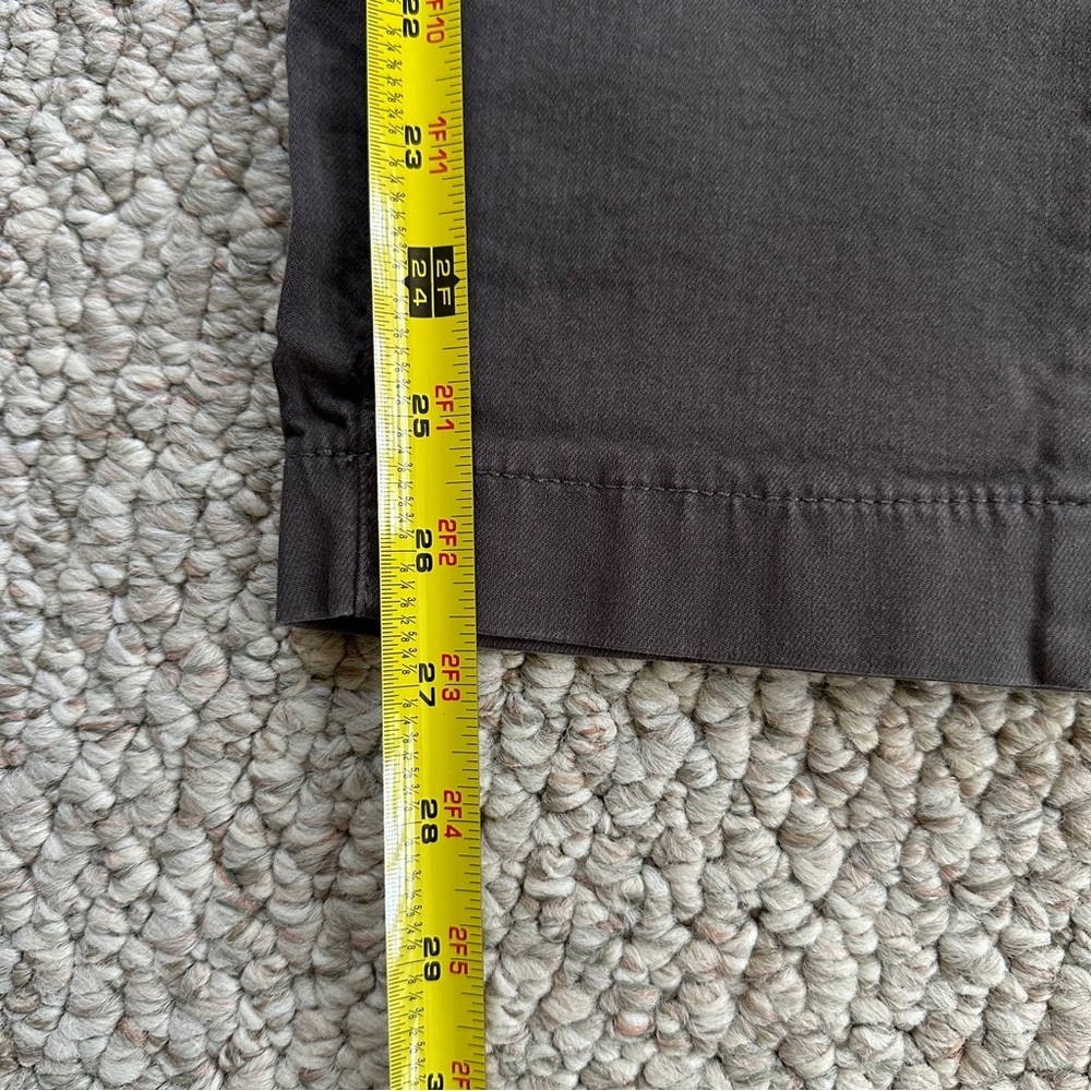 LILA RYAN Chinos Pants Size 4 Casual Cotton Straight Ankle Mocha Brown Women's - Picture 10 of 12
